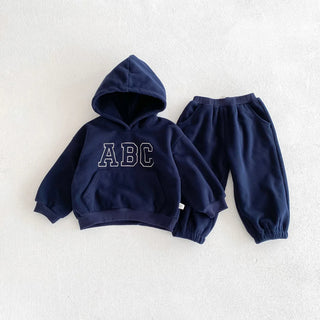 ABC Fleece Jogger Set - RYAN AND REMI