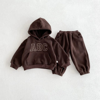 ABC Fleece Jogger Set - RYAN AND REMI