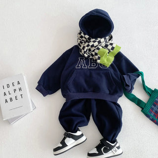 ABC Fleece Jogger Set - RYAN AND REMI