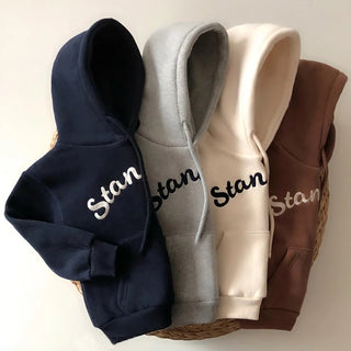 Standard Embroidery Print Hoodie - RYAN AND REMI