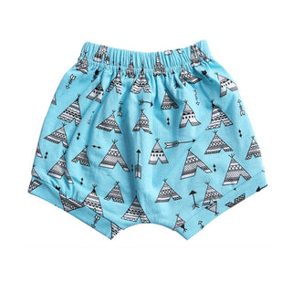 Baby Boy Soft Cotton Harem Shorts - RYAN AND REMI