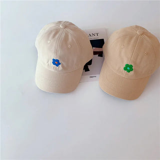 Lily Flower Embroidery Baseball Cap - RYAN AND REMI