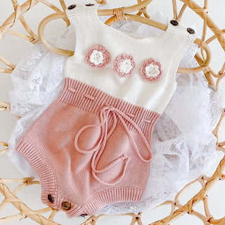 Knitted Pom Pom Romper - RYAN AND REMI