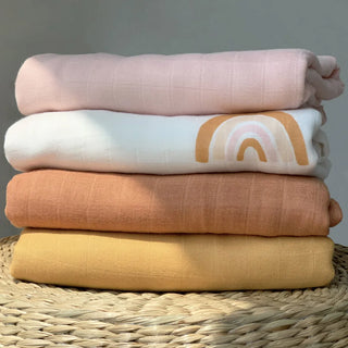 Solid Color Baby Comforter Cotton Blanket - RYAN AND REMI