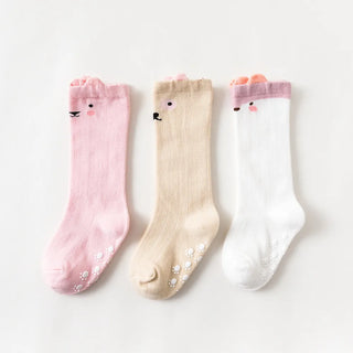 3 Pairs Baby Cotton Thigh High Socks - RYAN AND REMI