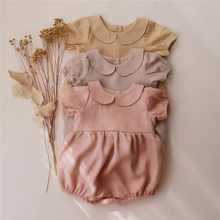 Ruffle Princess Linen Outfit - RYAN AND REMI