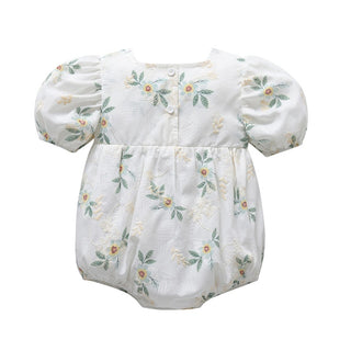 One Piece Flower Baby Girls Romper - RYAN AND REMI