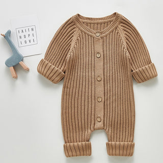 Cozy Long Sleeve Knitted Jumpsuit - RYAN AND REMI