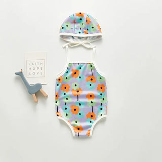 Baby Girl Cute Flower Swimsuit - RYAN AND REMI