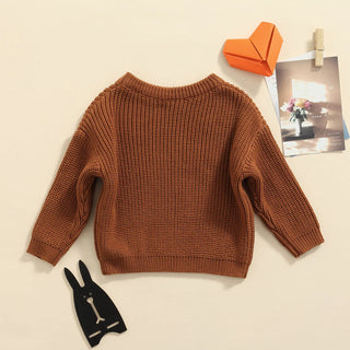 Oversized Knitted Round Neck Sweater