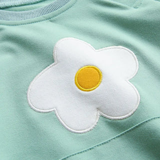 Flower Long Sleeve Onesie