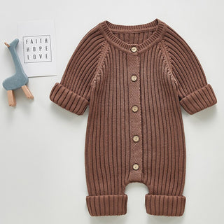 Cozy Long Sleeve Knitted Jumpsuit - RYAN AND REMI