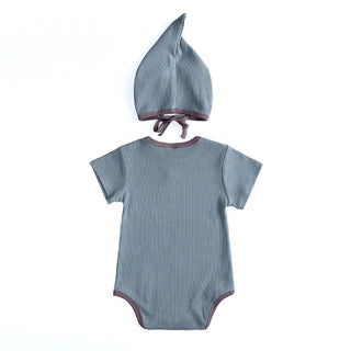 Solid Bodysuit With Peak Hat - RYAN AND REMI