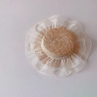 Lace Pearl Sun Hat - RYAN AND REMI