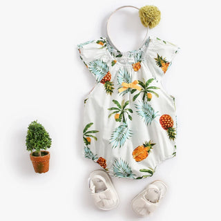 Tropical Sleeveless Bodysuit