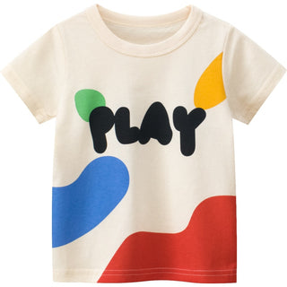 Play Graffiti Print T-Shirt - RYAN AND REMI