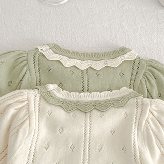 Ruffles Lace Collar Pullover & Bloomer Set - RYAN AND REMI