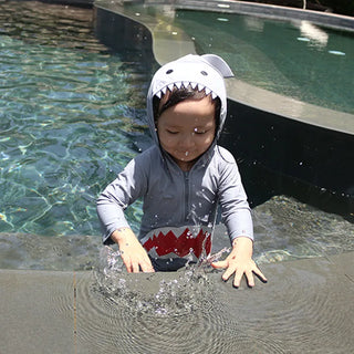 Baby Boy Cute Shark One Piece Swimwear - RYAN AND REMI