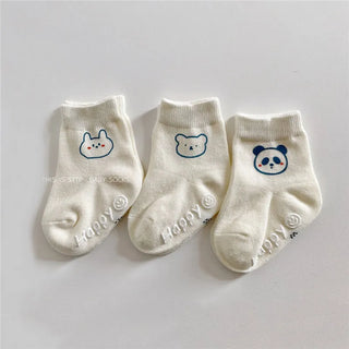 Animal Outlined Soft Floor Socks - RYAN AND REMI