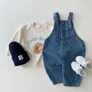 Loose Fit Dungarees Jumpsuit - RYAN AND REMI