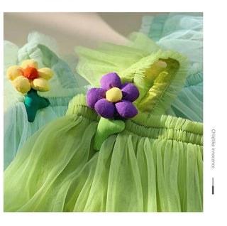 Sunflower Princess Tulle Dress - RYAN AND REMI