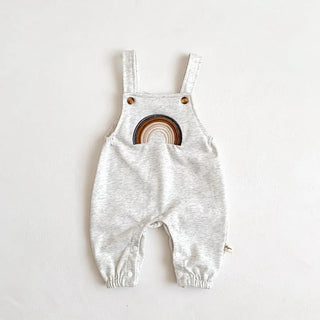 Soft Rainbow Embroidery Jumpsuit - RYAN AND REMI