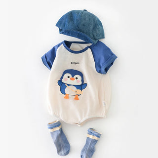 Penguin Short Sleeve Bodysuit - RYAN AND REMI