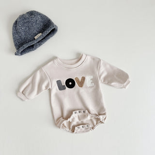 Love Embroidery Girl Bodysuit - RYAN AND REMI