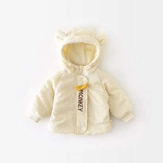 Animal Parka Corduroy Hoodie - RYAN AND REMI