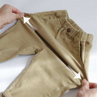 Boys Solid Fall Pants - RYAN AND REMI