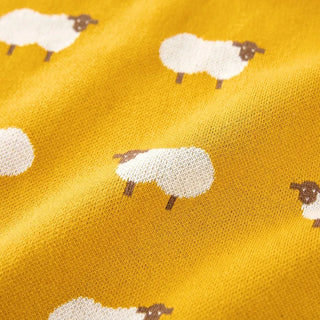 Sheep Print Baby Blanket - RYAN AND REMI