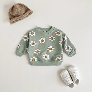 Long Sleeve Sunflower Sweater - RYAN AND REMI