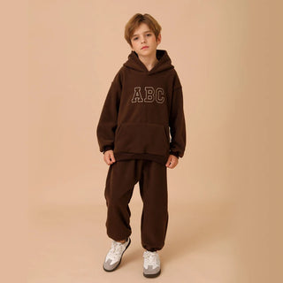 ABC Fleece Jogger Set - RYAN AND REMI