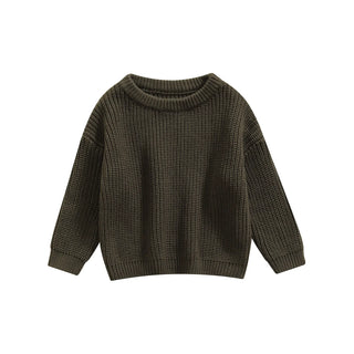 Oversized Knitted Round Neck Sweater