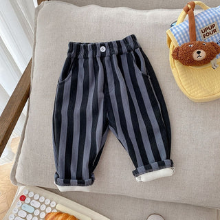 Stripe Boys Trousers - RYAN AND REMI