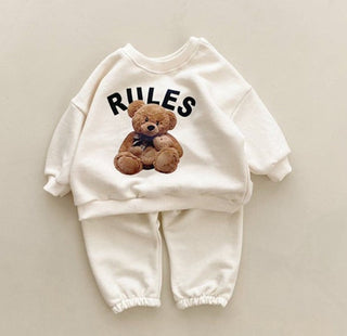 Cozy Teddy Bear Toddler Set - RYAN AND REMI