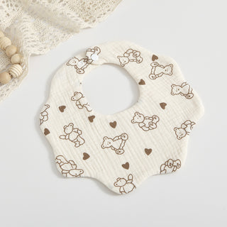 Petal Muslin Cotton Bibs - RYAN AND REMI