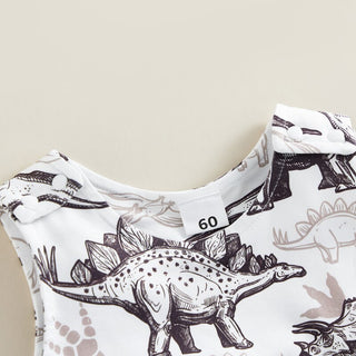 Baby Boy Animal Snap Romper - RYAN AND REMI