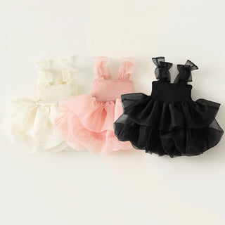 Solid Party Tulle Dress - RYAN AND REMI