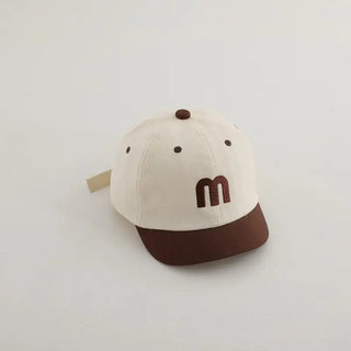 Letter M Peaked Cap