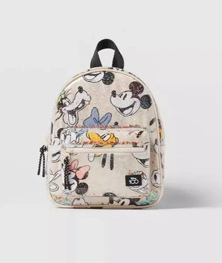 Waterproof Disney Sketch Print Backpack - RYAN AND REMI