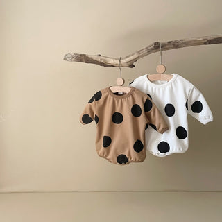 Long Sleeve Polka Dot Bodysuit - RYAN AND REMI