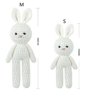 Cotton Crochet Baby Stuffed Rabbit Toy - RYAN AND REMI