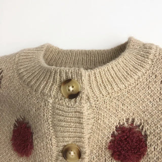 Strawberry Jacquard knitted Sweater