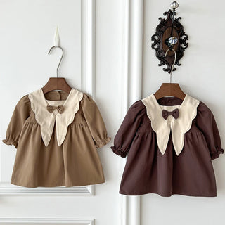 Charlie Collar Bow Tie Dress - RYAN AND REMI