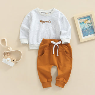 Baby Boy Letter Casual Toddler Set - RYAN AND REMI