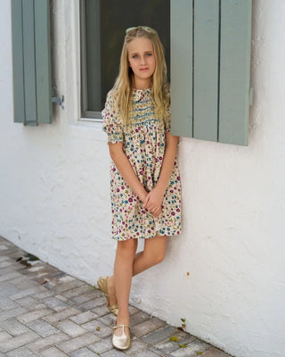 Vintage Style Floral Sister Dress