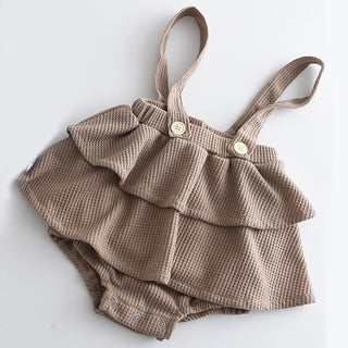 Vintage Style Baby Girl Ruffle Set - RYAN AND REMI