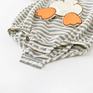 Cartoon Duckling Short Sleeve Bodysuit - RYAN AND REMI