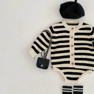 Stripe Knitted Matching Set